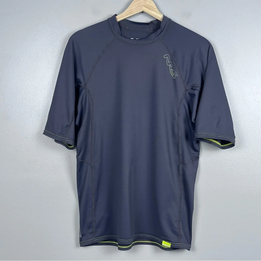 NRS Mens H2Core UPF 50 Short Sleeve Nylon Blend Rash Guard Size M; Surfing, Swim